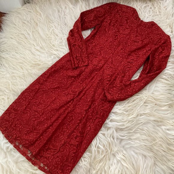 Sachin & Babi Amelie Lace Pattern Knee-Length Dress - Picture 10 of 12